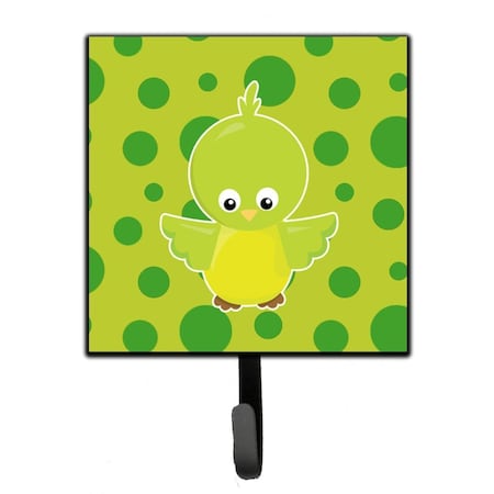 Carolines Treasures Bird on Green Polkadots Leash or Key Holder BB7012SH4